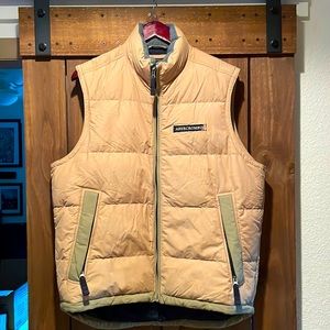 Abercrombie & Fitch men’s goose down feather filled vest